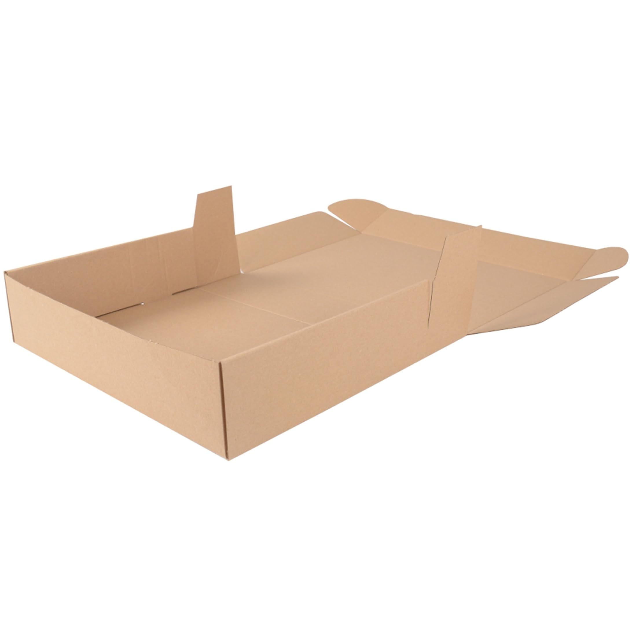 BB-Verpackungen 100x DHL Kleinpaket Klappschachtel 350 x 250 x 80mm 1-wellig (100 Stück) | schnell aufbauend, DHL-versandoptimiert und robuster Versandkarton für kleine Waren