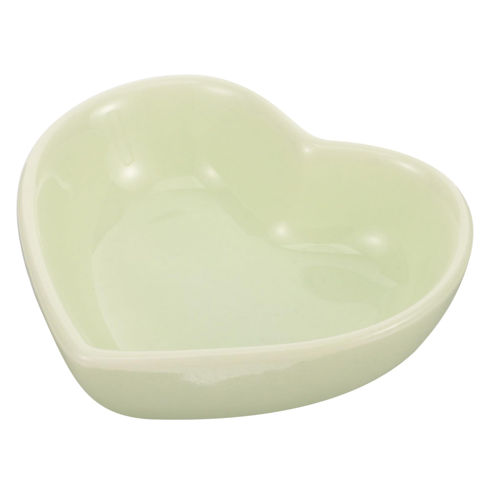 ifundom Heart Shape Ceramic Pet Bowl Non Spill Design for Hamsters Chinchillas and Animals and Ceramic Material for Daily Feeding Needs
