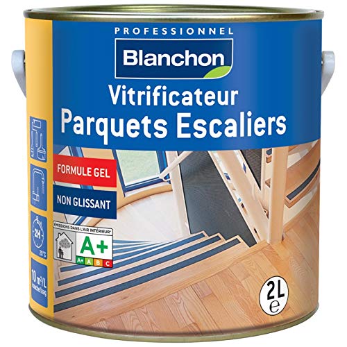 Blanchon - Vitrificateur escaliers aqua - Finition.Satiné -
