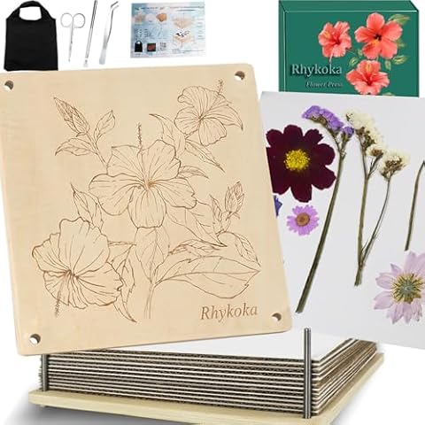 Rhykoka Extra Large 10 Layer Flower Press Cover