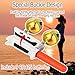 Retisee 9 Pcs 2.5 Inch Fishing Glow Sticks LED Fishing Pole Light Night Fish Strike Alert Glow Stick Bite Alarm Night Fish Rod Waterproof Luminous Rod(Red, Green,Double Bell Style)