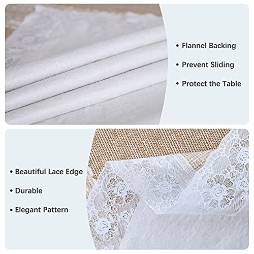 Jucfhy Vinyl Tablecloth With Flannel Backing,Plastic Waterproof Rectangle Tablecloths,Wipeable Table Cloth For Garden Kitchen Indoor & Outdoor, Washable Pvc Table Cover(Brown Stripes,58 X 104 Inch) #TOP2