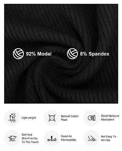 Popilush Cocktail Dresses for Women Built in Shapewear Bra 8 in 1 Square Neck Mini Slit Party Summer Dress4