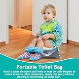 72 Pcs Disposable Potty Chair Liners with Absorbent Pads, Universal Potty Training Toilet Seat Toddler Outdoors Commode Liners - Image 7