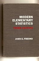 Modern Elementary Statistics 3ED 0135934001 Book Cover