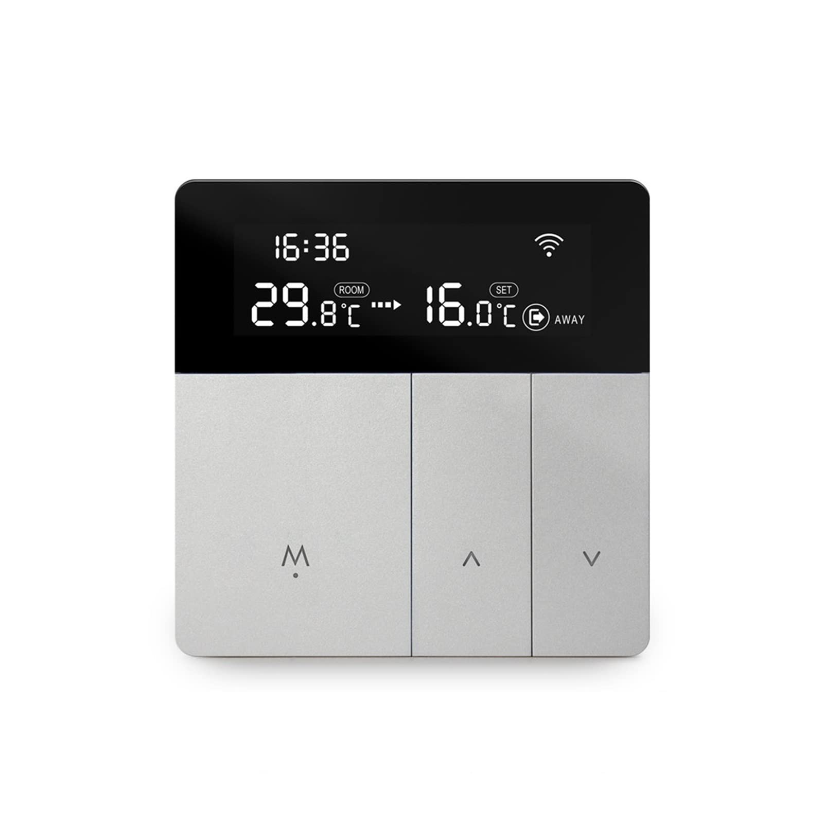 Cyfrowy higrometr termometr wewnętrzny Controller temperatury termostatu WiFi, Tuya Aplikacja Zdalne sterowanie, praca z Alexa Google Home Yandex Alice Z wyświetlaczem LCD(Water Gas Boiler)