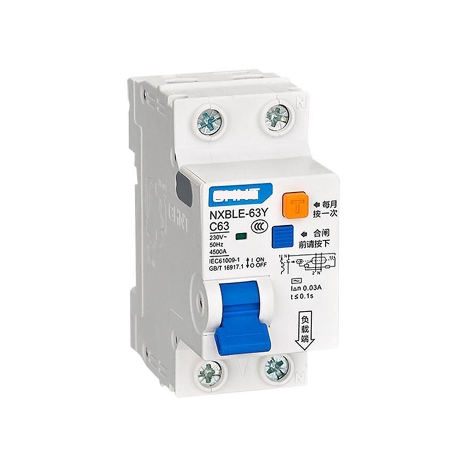 Disjoncteur de fuite miniature C32 pour couper le courant en cas de surcharge