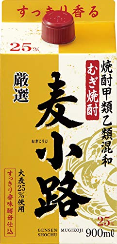 むぎ焼酎 厳選麦小路 紙パック [ 焼酎 25度 千葉県 900ml ]