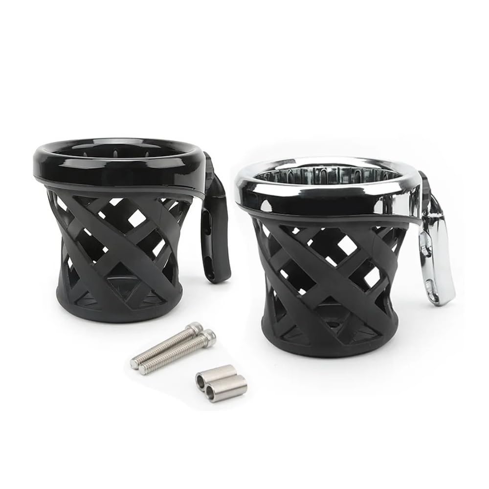 Motorradzubehör Wasserflaschenhalter Getränkehalter Für Motorrad Für Käfig Halterungen(Black)