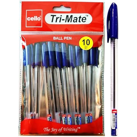 Cello Tri-Mate Triangular Barrel Ballpoint Pens Cover
