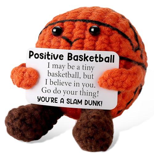 Gzyyang Pocket Hug Positive Baloncesto, Creativo De Lana De Punto De Baloncesto, Muñeca De Baloncesto, Tú Creas El Camino De Baloncesto, Regalo De Agradecimiento Para Colegas, Hermanas, Amigos