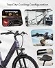 PUCKIPUPPY Ebike+Hunting Package, Electric Bike for Adults 960W, 75Miles 28MPH Commuting Adult Electric Bicycles, 48V15AH Removable Battery Electric Mountain Bike, 7-Speed & LCD Display-Purple #5