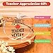 Weysat 10 Pcs Teacher Appreciation Gift for Women Acrylic Keepsake and Paperweight Teacher Plaques for Desk Office First Day of School Decor Back to School Gift Thanksgiving (Apple)