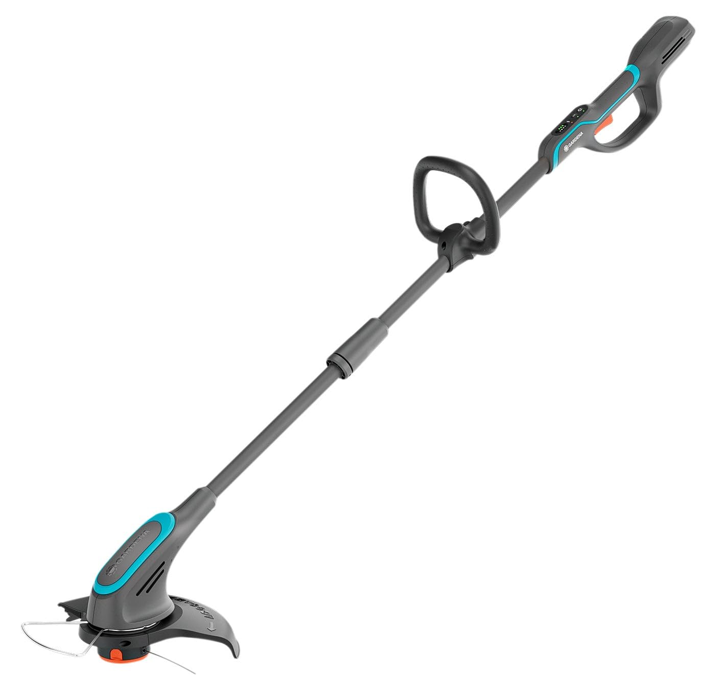 Gardena Cortabordes a batería PowerTrim 30/18V P4A Solo: Potente, Hilo de Nylon de 2 mm, Ajustable, para césped denso, Sin Cable (14703-55)