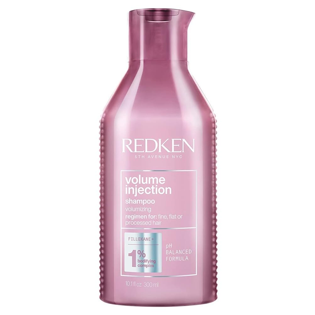 REDKEN | Volume Injection, Shampoo, For Flat/Fine Hair, Citric Acid, Adds Lift & Volume, 300 ml