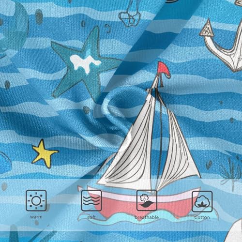 Boat Anchor Star Blue Toddler Girls's Underwear 2T 202c18293