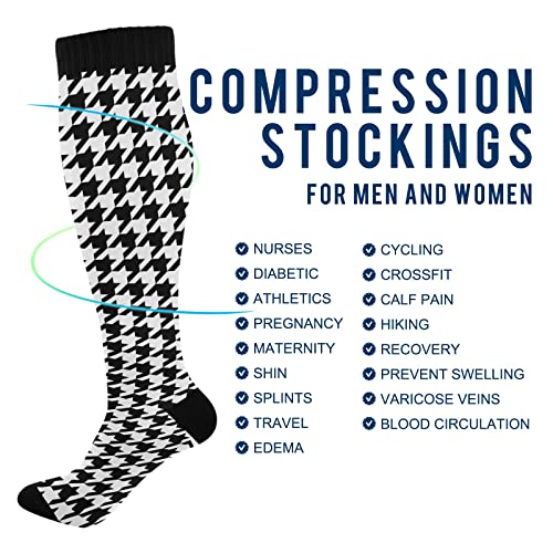 Image of Fisyme Socks for Women Men, Warm Comfort Athletic Crew Running Hiking Cycling Compression Socks