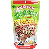 ASS KICKIN’ Spicy Pickle Pretzels 12 Ounce Size Flavor Pack Seasoned Pretzel Twists