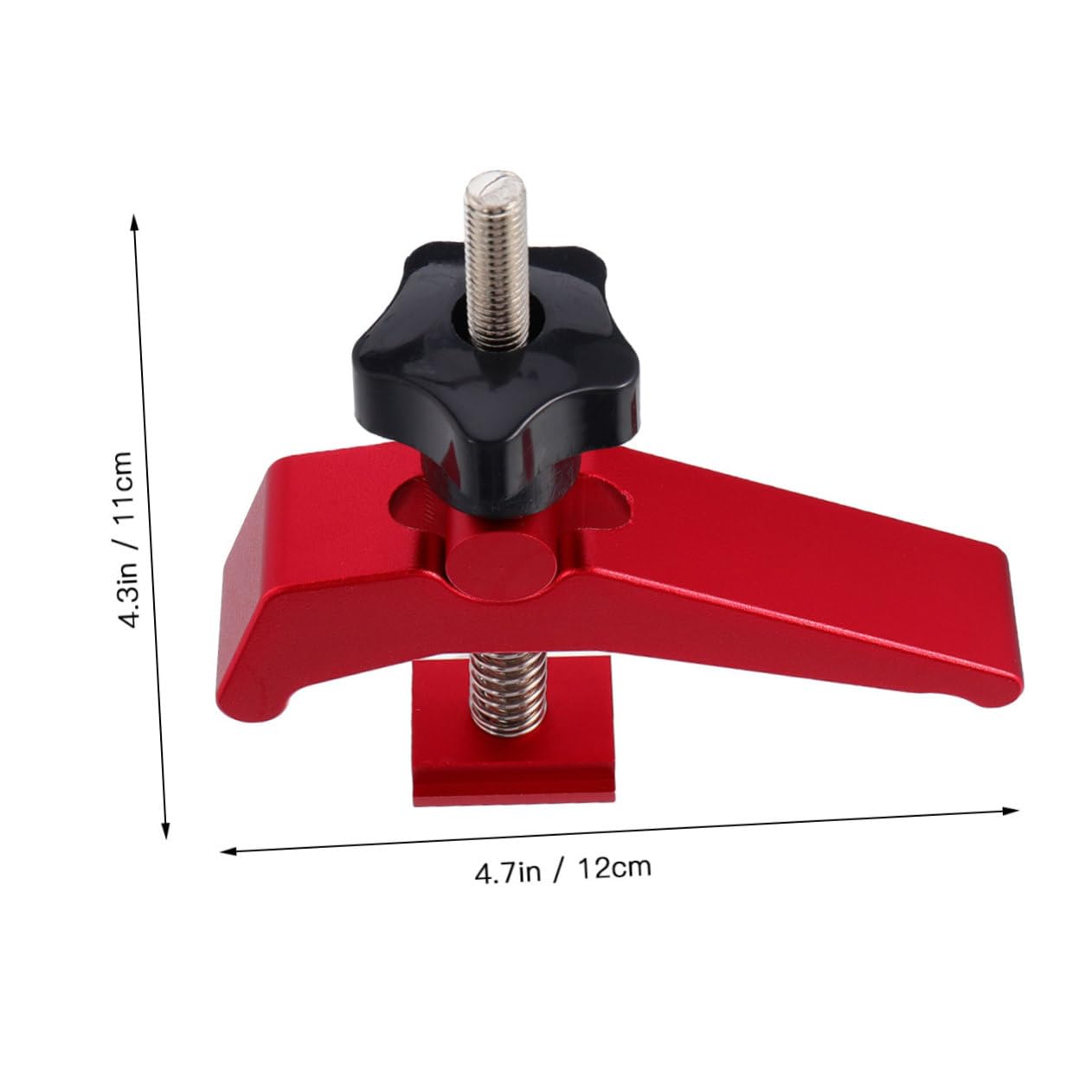 NULYLU Woodwork Clamp T-track Hold-down Clamp Aluminum Alloy Pressure Plate for Wood Joint