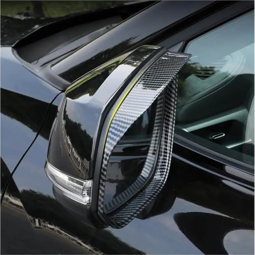 Accessoires Mitsubishi Outlander protection rétroviseur pluie ABS carbone