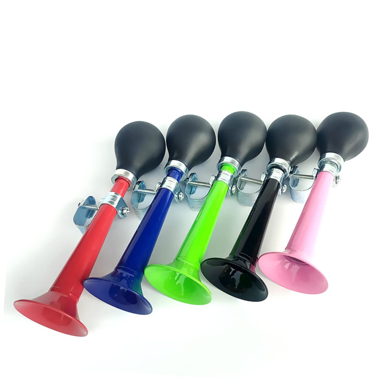 WOONEKY Lot De 4 Sonnettes De Vélo Multifonctions pour Adultes Portables Accessoires De Guidon 3 Pièces X 4