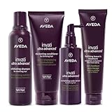 Aveda Invati Ultra Advanced Light 4-Step System | Exfoliating Shampoo, Thickening Conditioner, Revitalizing Scalp Serum, Fortifying Leave-In Hair Treatment | Reduces Hair Loss by 77%*