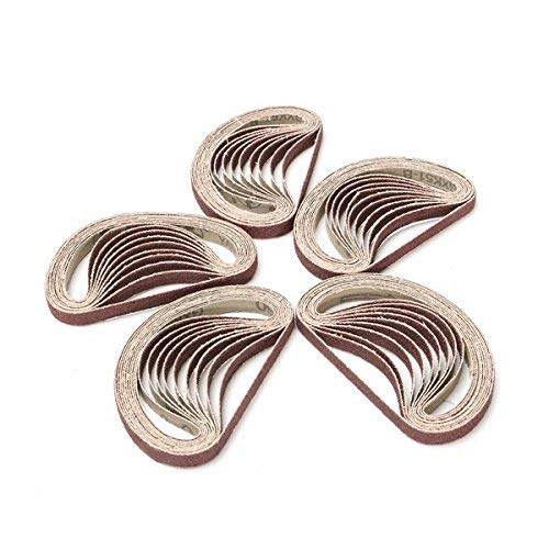 SUCAN 50pcs 10x330mm nastri abrasivi in ​​zirconio 40/60/80/120 grana ossido di allum-inio utensili abrasivi - 120#