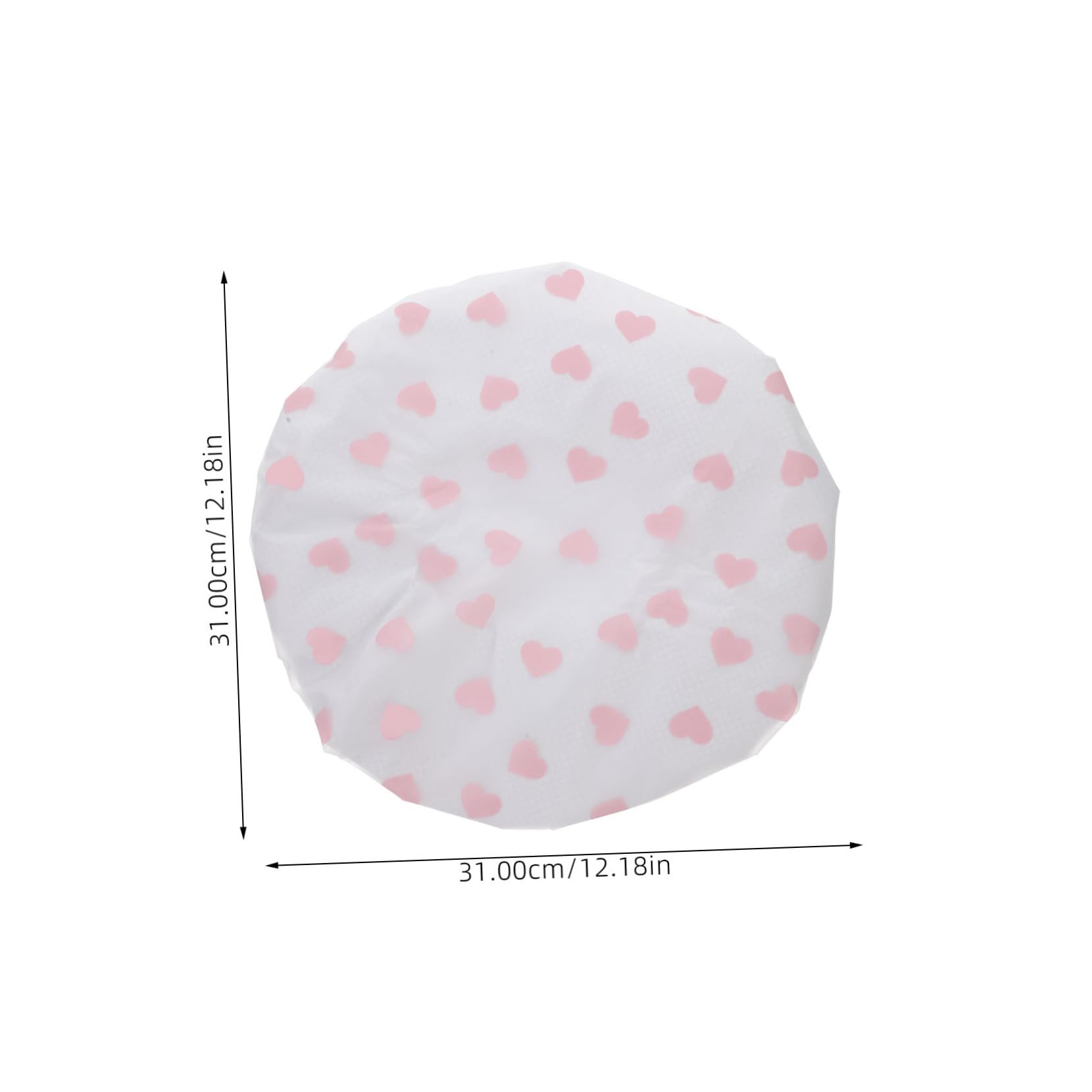 Holibanna 2pcs Double Layer Static Shower Caps for Women Self Heating Hair Treatment Caps for Long Hair Care and Steam Protection