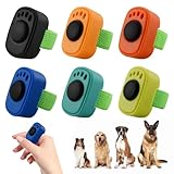 Toimveok 6 Pcs Klicker Hund Hunde Clicker Hund Hundeklicker Klicker Für Hundetraining Dog Clicker 6 Farben Erhältlich Klarer Klang Sinnvolles Feedback Robust Tragbar Unterstützt Das Haustiertraining