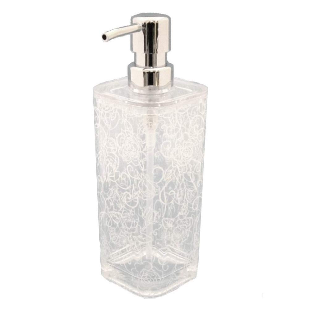 Distributeur de savon Clear Rose blanc L au design japonais raffiné et intemporel