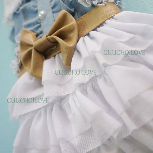 Petparty Fairy Denim Dog Dress For Dog Clothes Charming Cozy Dog Shirt Pet Dress, Xl #TOP3