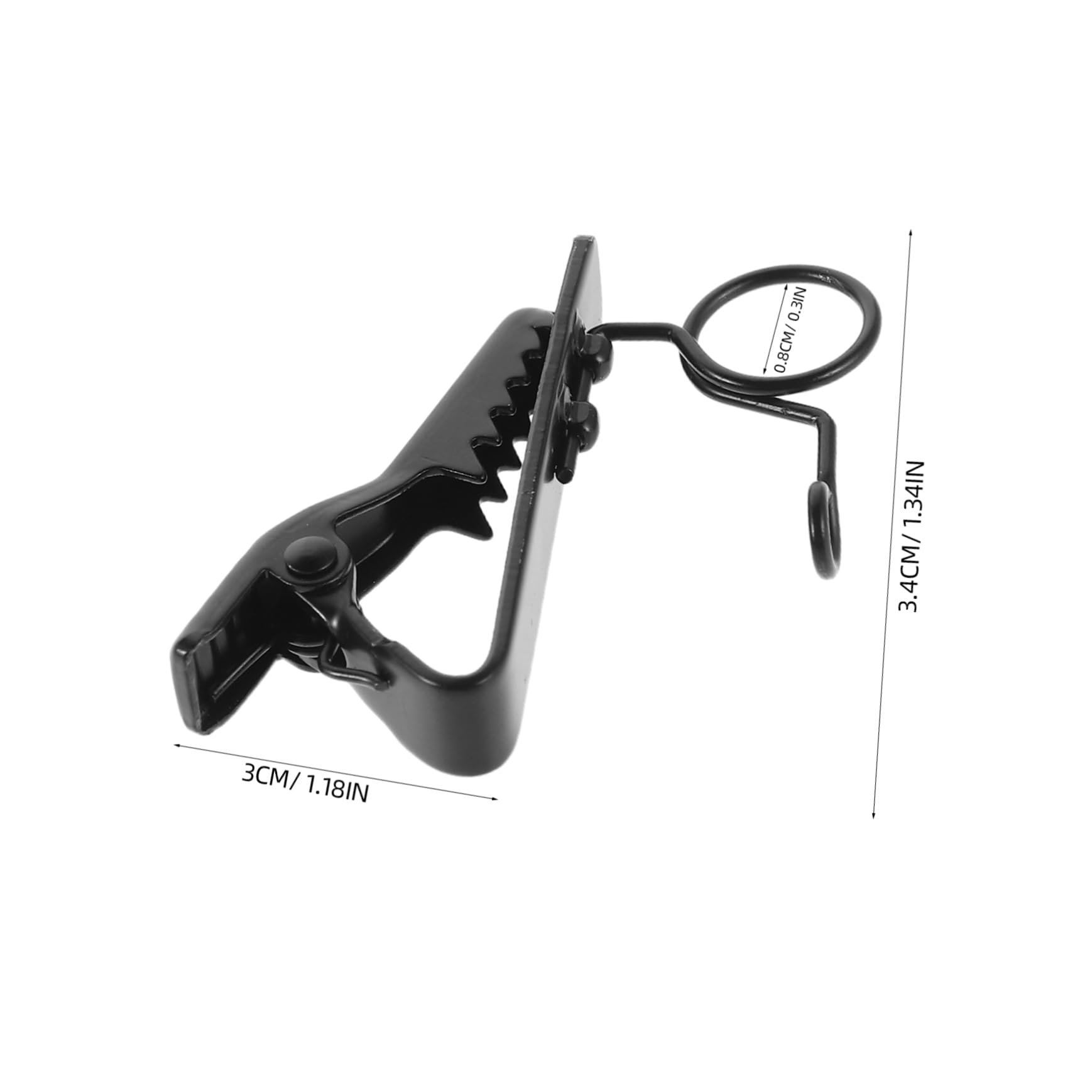 OFFSCH 20Pcs Lavalier Microphone Clips Lightweight Replacement Tie Clips for Enhanced Audio Clarity and Fit Angle for Recording Vlogging Interviews