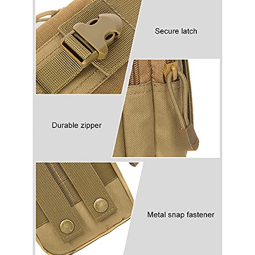 VALINK Tactical Waist Pack - Oxford Cloth Thigh Bag With Quick-Draw Buckle For Hiking & Motorcycle - View #7
