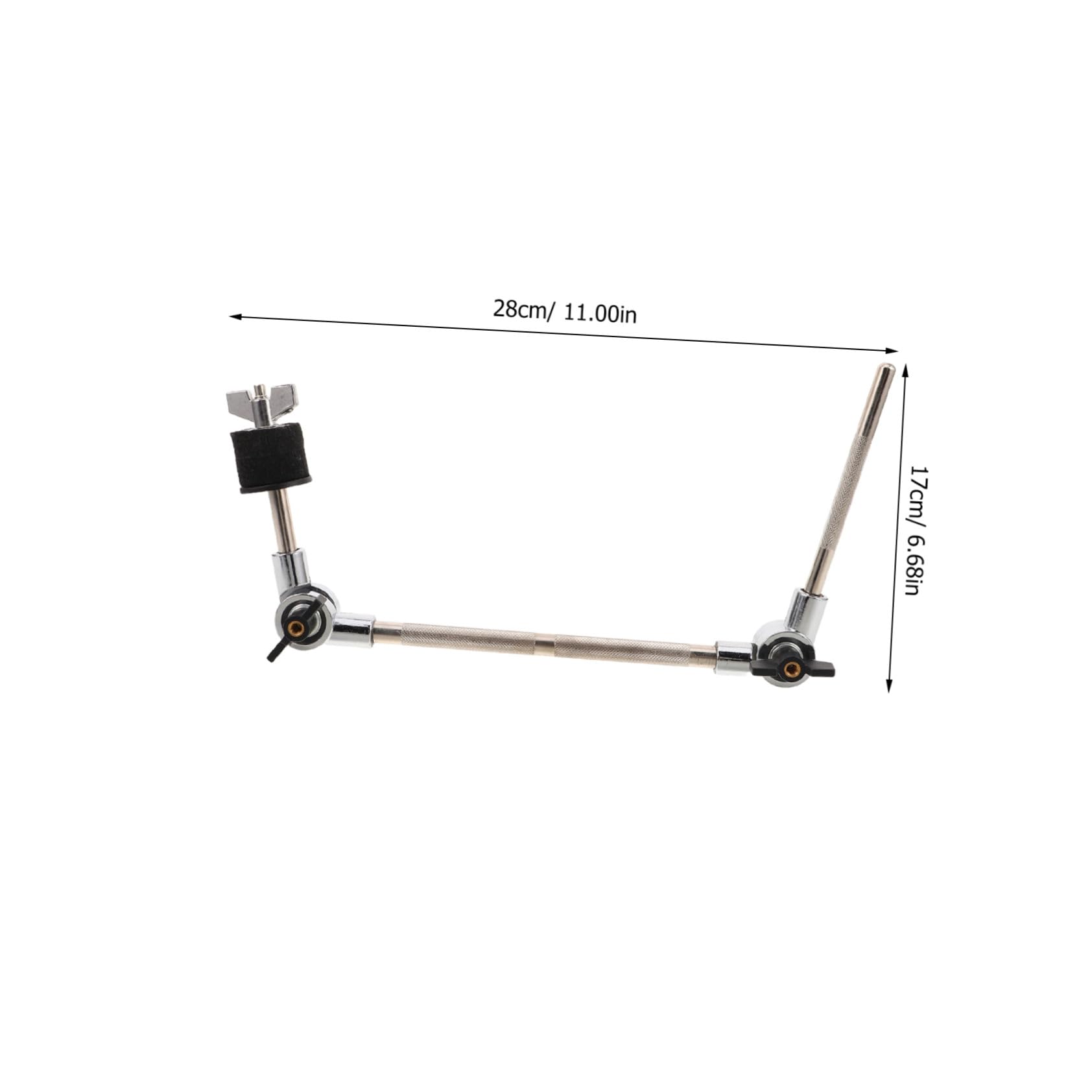 LIFKOME Soporte para Batería con Brazo de Metal para Montaje Rack Accesorio Multifuncional para Platillos y Campanas Abrazadera Resistente para Kit de Percusión Compatible con Jazz Drum