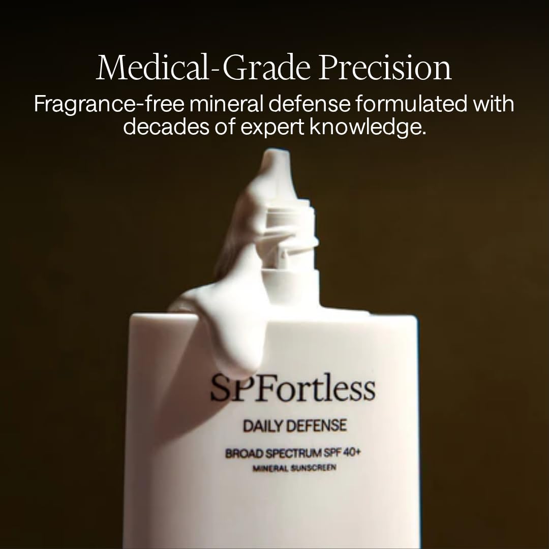 SPFortless Mineral Sunscreen Serum SPF 40+ | Non-Nano Zinc Oxide | No White Cast | Blue Light + UV Protection | Clean Daily Face SPF | Dual Hyaluronic Acid | Woro Beauty