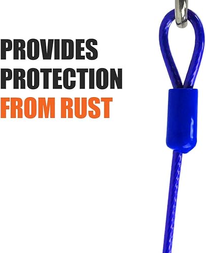 Miniatura 5 de BV Cable de amarre para mascotas para perros de hasta 90125250 libras, 2530 pies (60 libras15 piesazul)