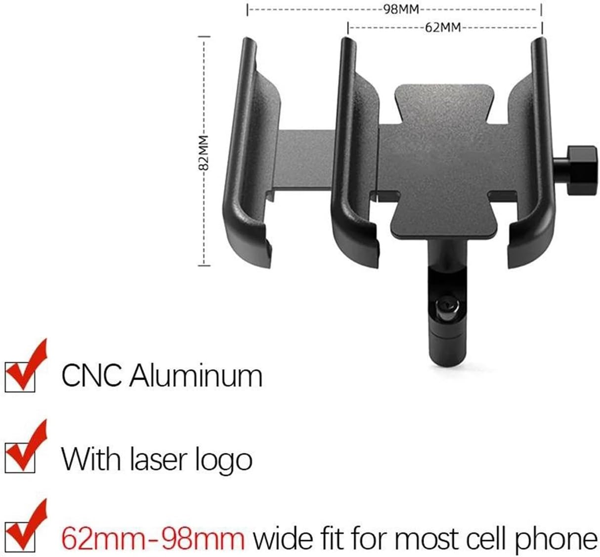 Mobile Phone Holder GPS Mount Bracket For NC750X Adjustable Angle​ Bracket For Nc750X For NC 750X Handlebar Phone Holder GPS Motorcycle Accessories(3)