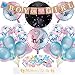 Produktbild Danolt Junge und Mädchen Luftballons 52 Pcs Geschlecht offenbaren Partyausrüstung Luftballons mit Konfetti neugeborenes Foto Banner Stand Requisiten Dekoration für Baby Dusche Geburtstagsparty