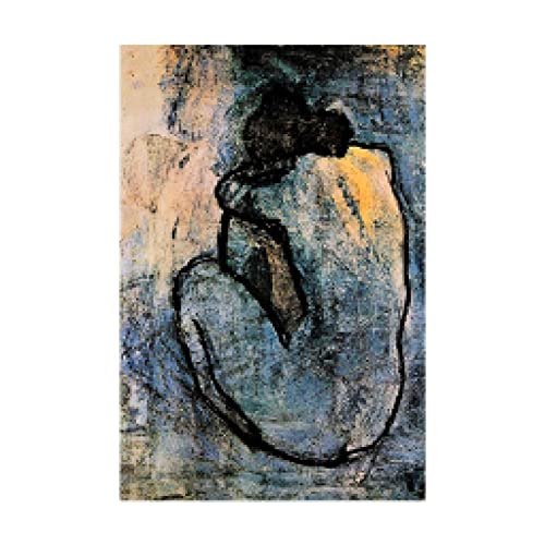 Toile Pablo Picasso Bleue pour Sublimer le Mur de Votre Salon Moderne