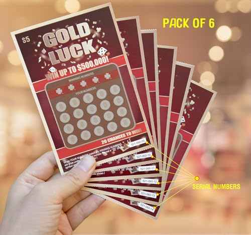 Image of WINGKIND 6 Pregnancy Announcement Scratch Off Cards - Pregnancy Reveal Fake Lottery Tickets - Announcement Ideas - Creative Way to Announce Your Pregnancy (Pack of 2)