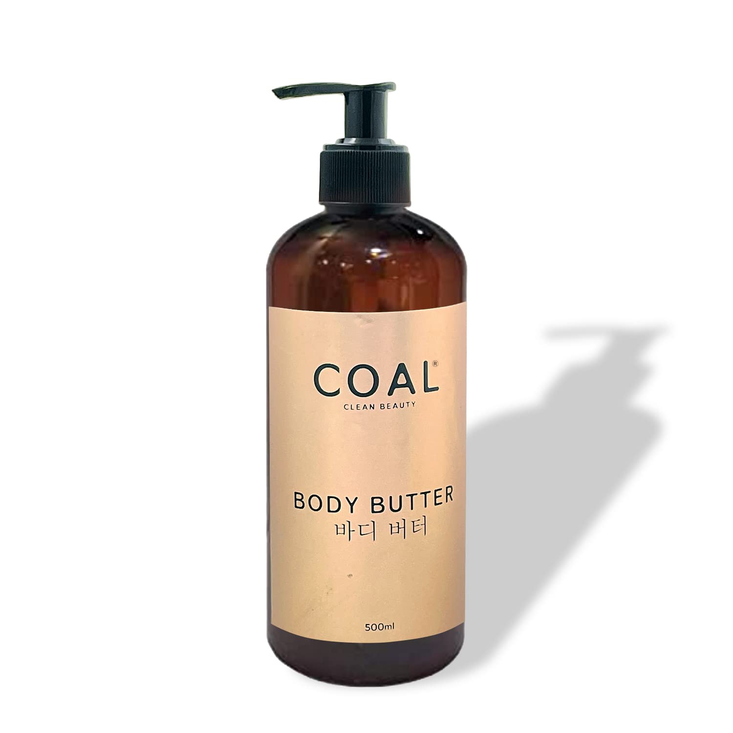 COAL Clean Beauty Moisturizing Body Butter with Sweet Almond Oil & Shea Butter | Moisturizes & Hydrates Dry Skin | Men & Women | All Skin Types | 500ml