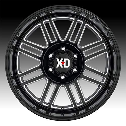 XD Series XD850 20x9 5x5\" +0mm Black/Milled Wheel Rim 20\" Inch - Thumbnail 2