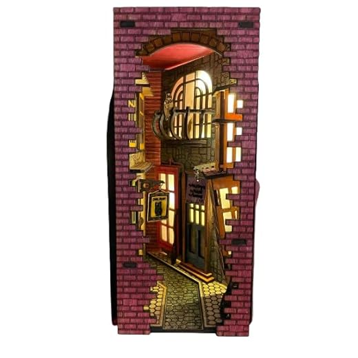 Crafted Wooden Book Nook Display Piece