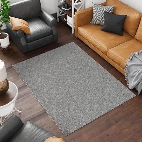 Ottomanson Non-Slip Shag Area Rug Cover