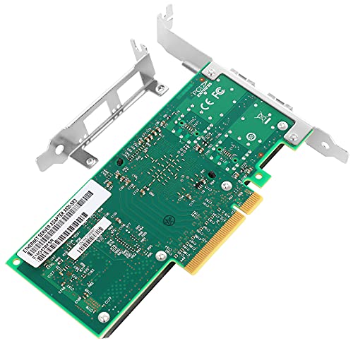 Vogzone Tarjeta de Red X520-DA2, Adaptador 10GbE 2X SFP+ PCIe 2.0 x8 NIC con Intel 82599ES, Compatible con Windows y Linux miniatura 6