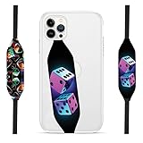 Switchbands Phone Grip Strap - Reversible Finger Holder for Phone Back, Customizable Anti-Slip Design, Wireless Charging Compatible Detachable Holder for iPhone - Troll's Tumble