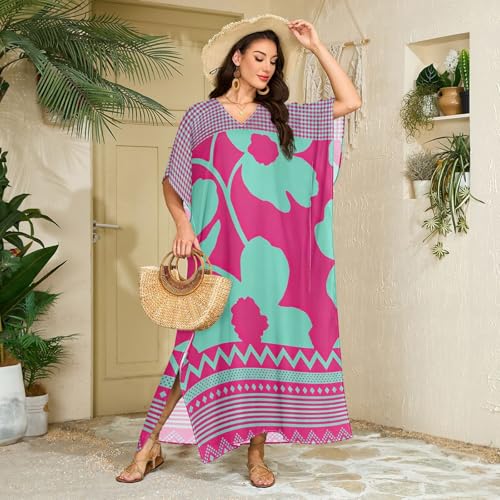 Cache-maillot confortable grande taille robe caftan anti complexe été - 3