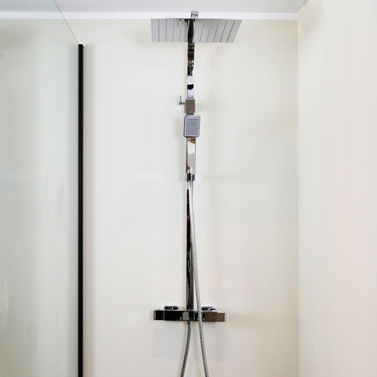 Essebagno 9011648 Kwarcowa chromowana kolumna prysznicowa z termostatyczną 300