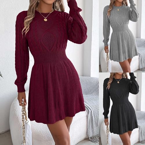 Robe pull moulante confortable pour sublimer la silhouette