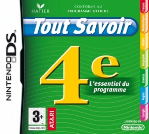 Tout Savoir 4ème Nintendo Ds - vue 3